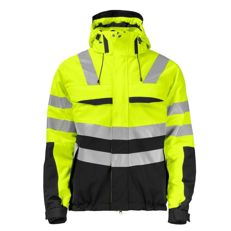 Aviation GSE hi-vis uniform with reflective safety jacket for tarmac and airport ground support operations Aviation GSE hi-vis uniform with reflective safety jacket for tarmac and airport ground support operations