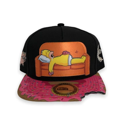 Topi Snapback Brim Rata