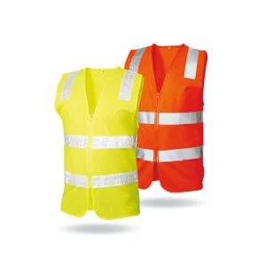 Jaket keselamatan jalan jaket PVC pita mencerminkan