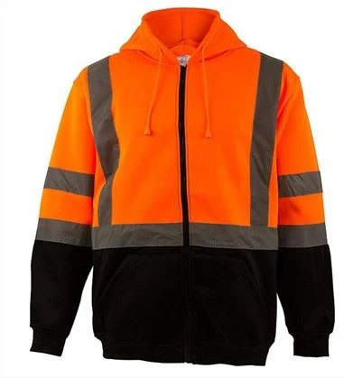 Hoodie dengan jalur refleksi