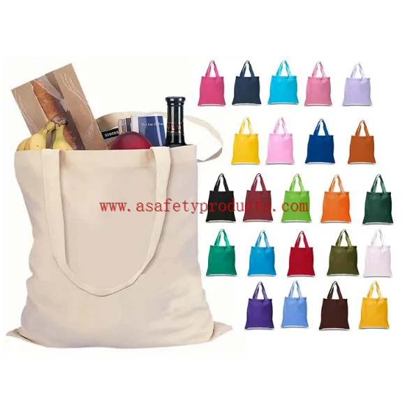 Eco Friendly Plain Shopping Cotton Canvas Tote Bag