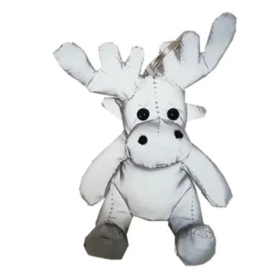 Mainan Moose Lembut Reflektif 3D